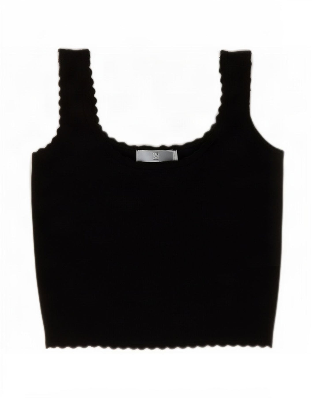 Canottiera corta corta da donna Zara UK 12 media nera