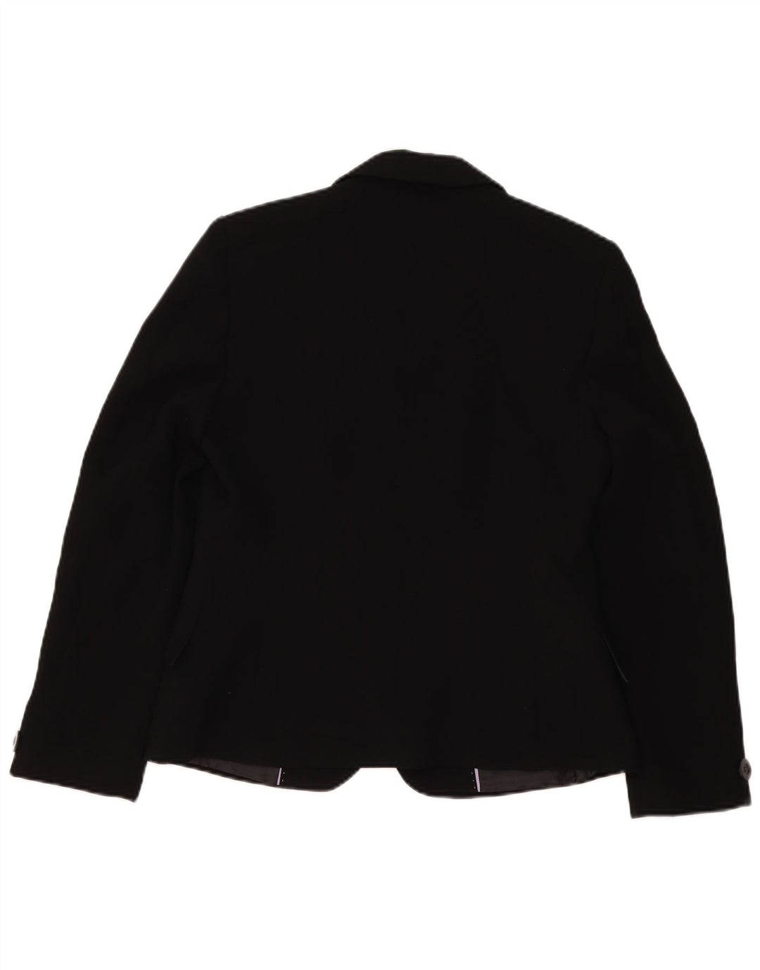 Giacca blazer corta a 1 bottone Marks & Spencer da donna UK 14 media nera