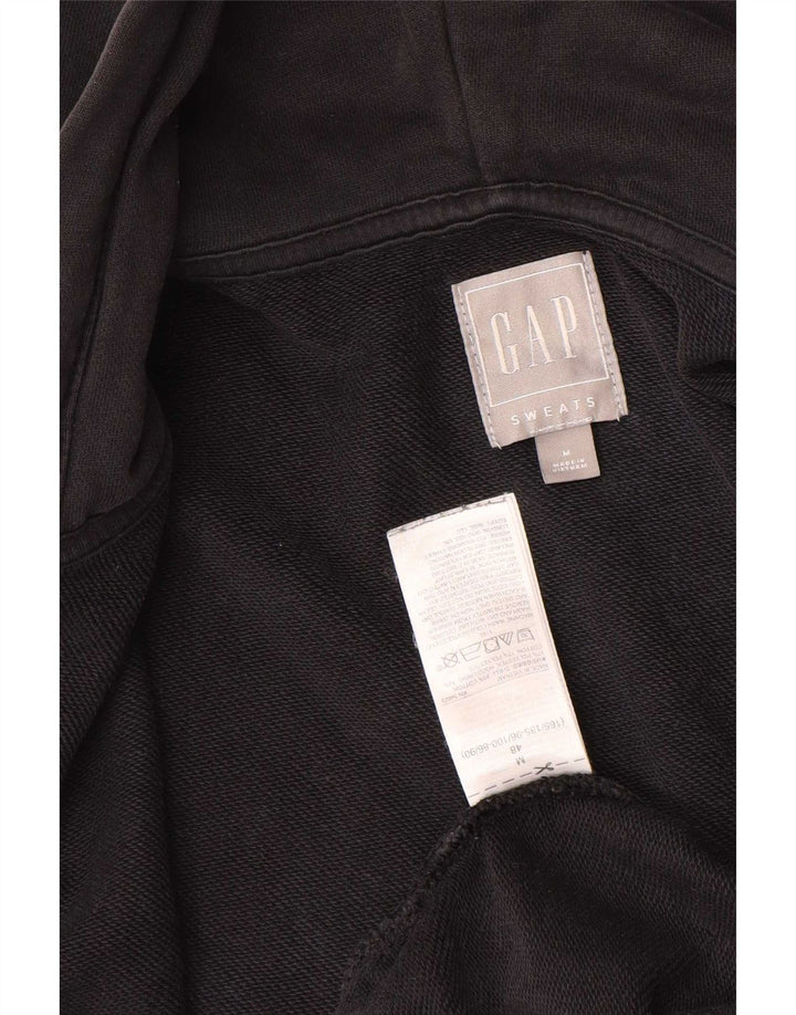 Maglione con cappuccio e zip da uomo Gap in cotone nero medio