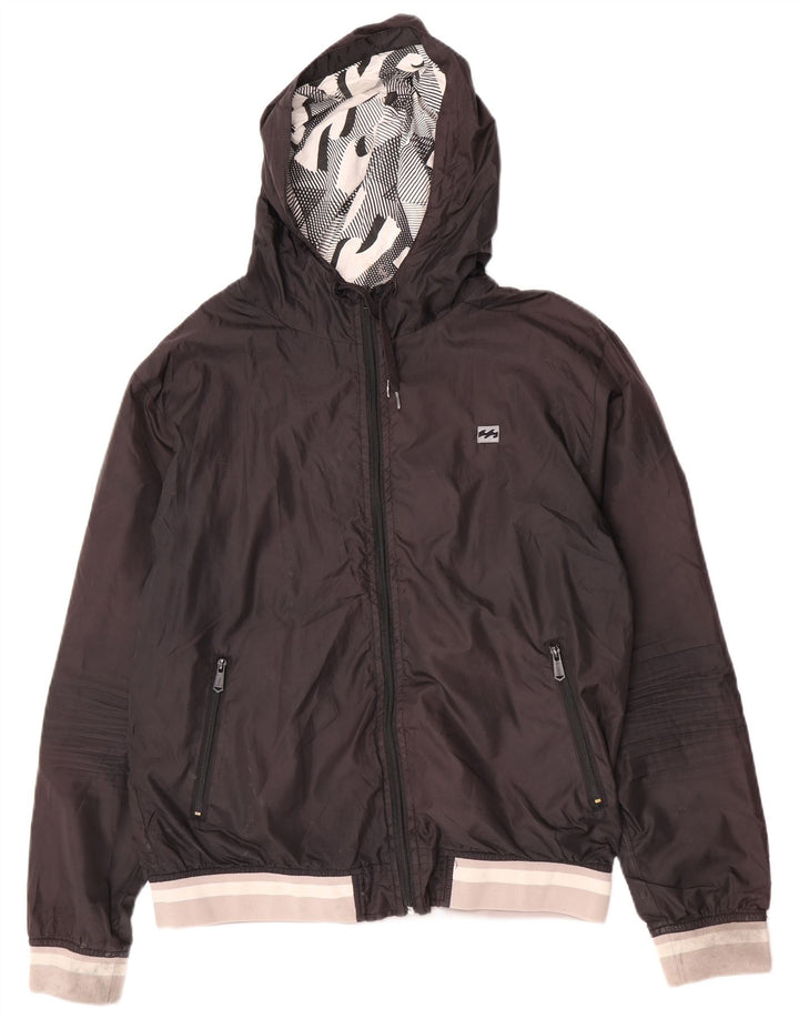 Giubbotto bomber con cappuccio da uomo Billabong UK 40 grande poliestere nero