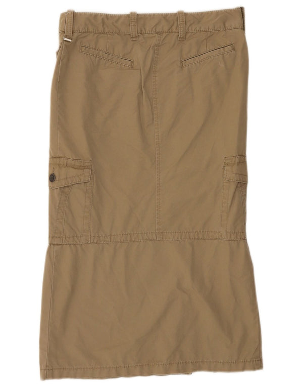 CALVIN KLEIN Womens Cargo Skirt W29 Medium  Beige
