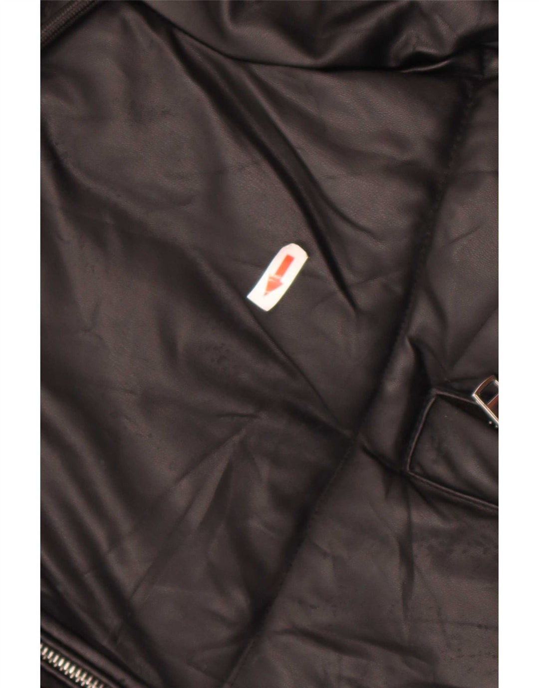 Giacca imbottita oversize con cappuccio da donna Zara UK 10 piccola in poliuretano nero