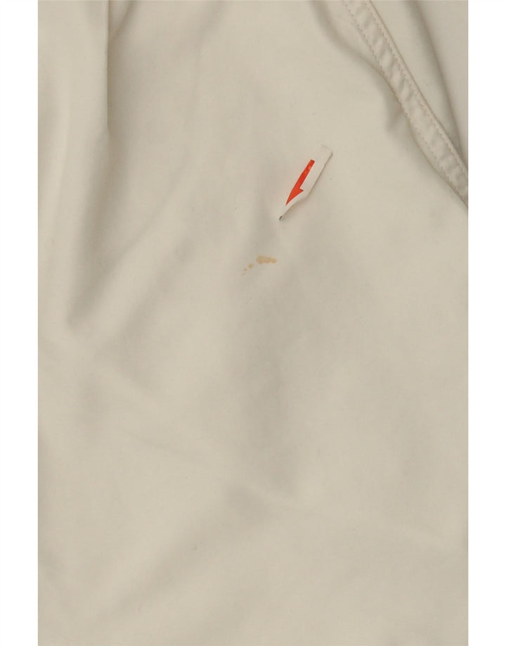 Pantaloncini da bagno Adidas da uomo di colore bianco medio in poliestere