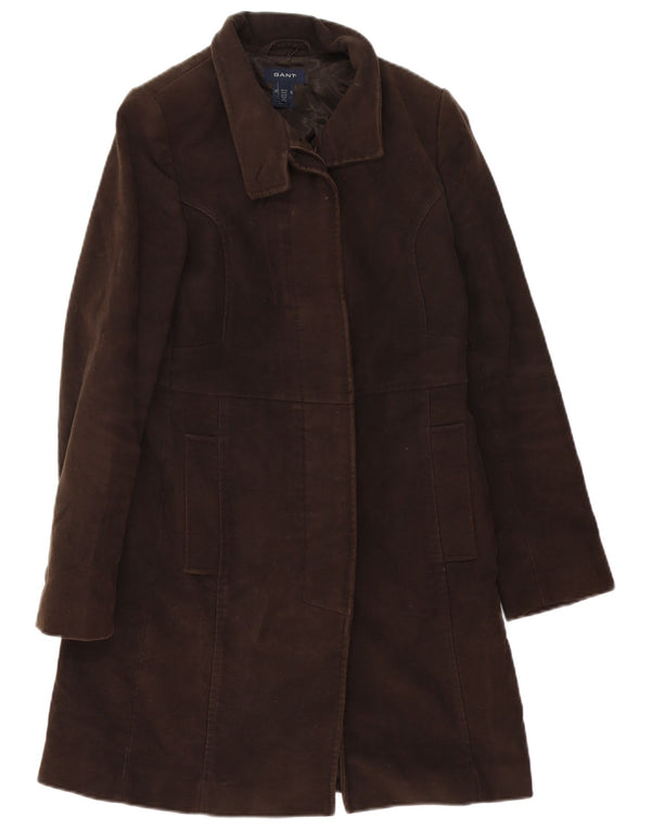 Cappotto da donna Gant UK 6 XS marrone cotone