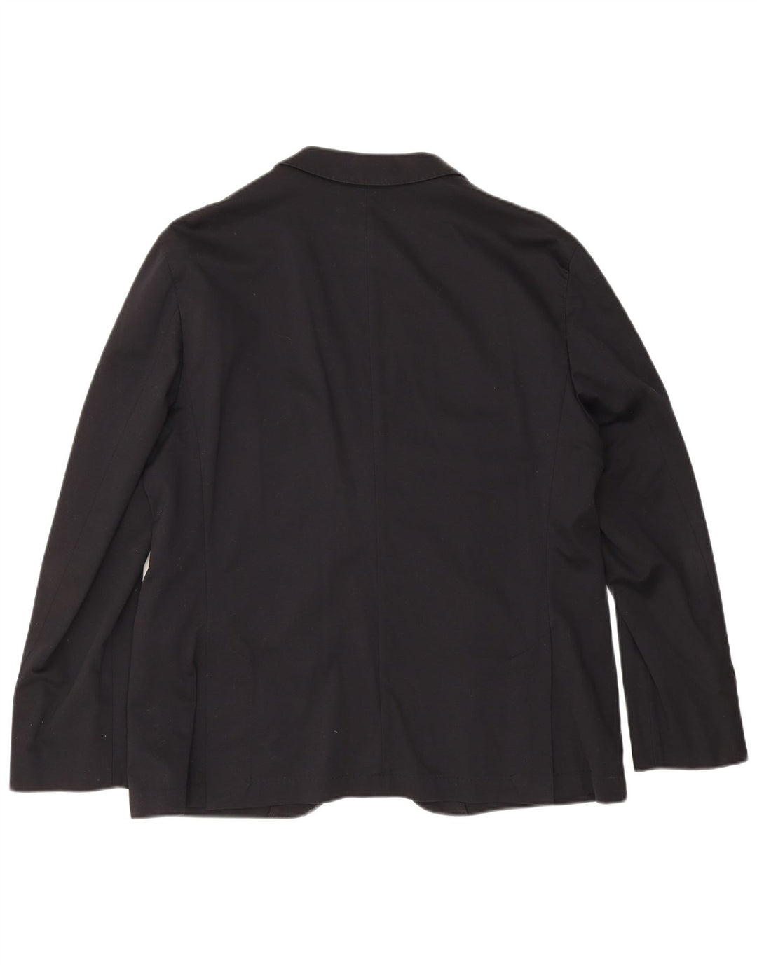 Giacca blazer da uomo a 2 bottoni Hugo Boss UK 40 grande cotone blu navy