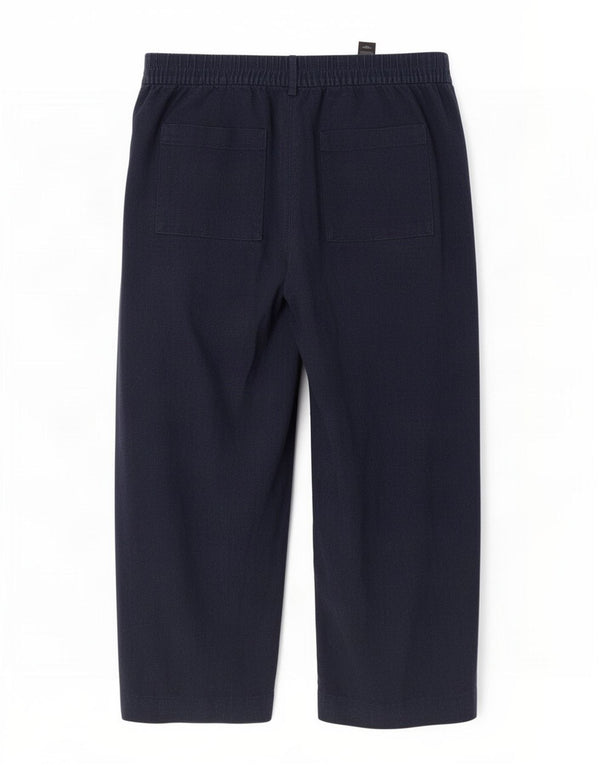 Pantaloni Capri da donna Marks & Spencer UK 14 Large W33 L23 Blu Navy