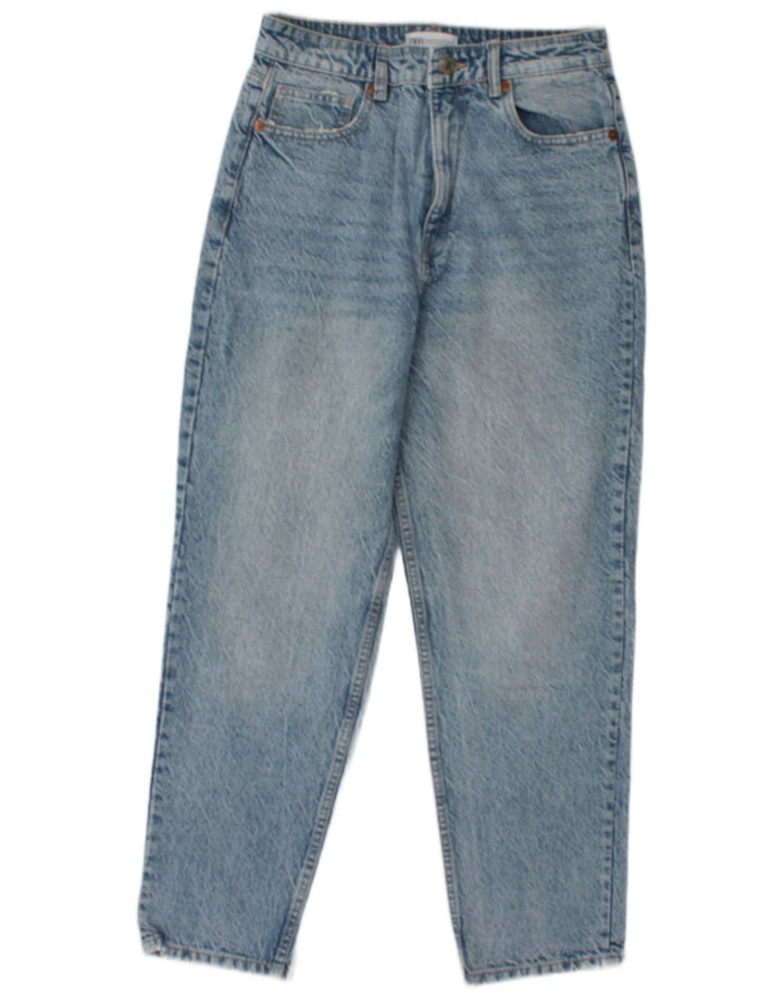 Jeans affusolati da donna Zara EU 40 medio W30 L27 cotone blu