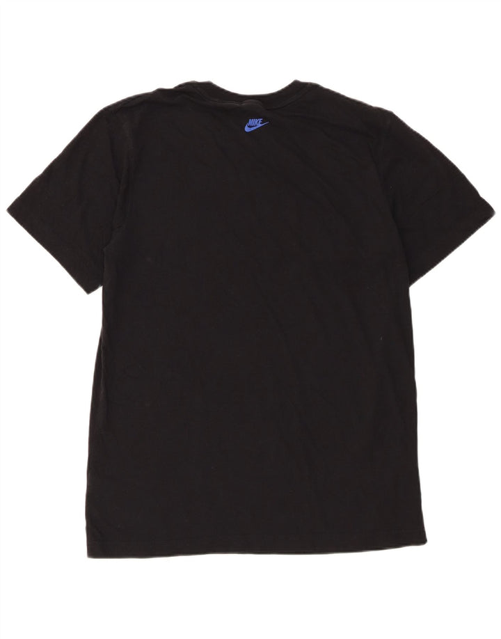 T-shirt grafica da uomo Nike Top in cotone nero medio