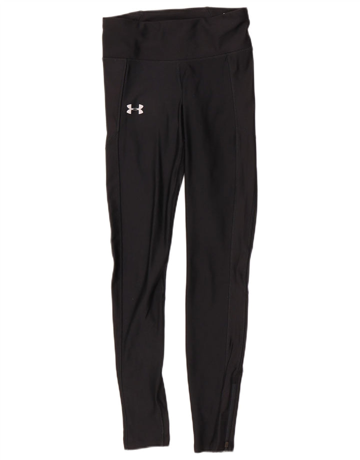 Leggings a compressione da donna Under Armour UK 10 piccoli sportivi in poliestere nero