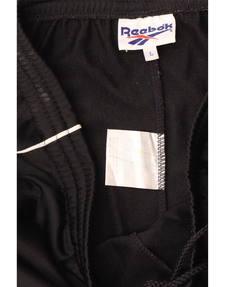 Pantaloni da tuta da uomo Reebok Joggers Large Nero Poliestere