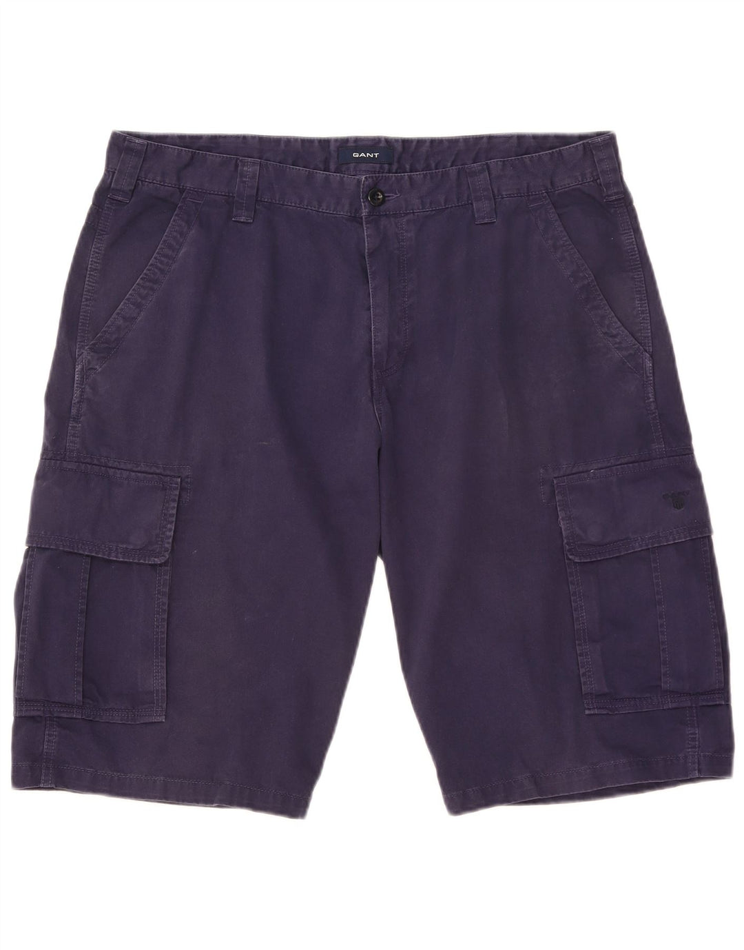 Pantaloncini cargo da uomo Gant W38 XL in cotone blu navy