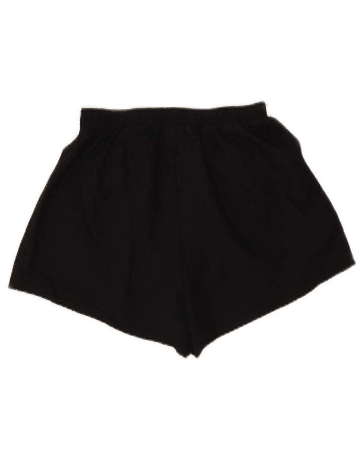 Pantaloncini sportivi Nike da donna Dri Fit, poliestere color block medio nero