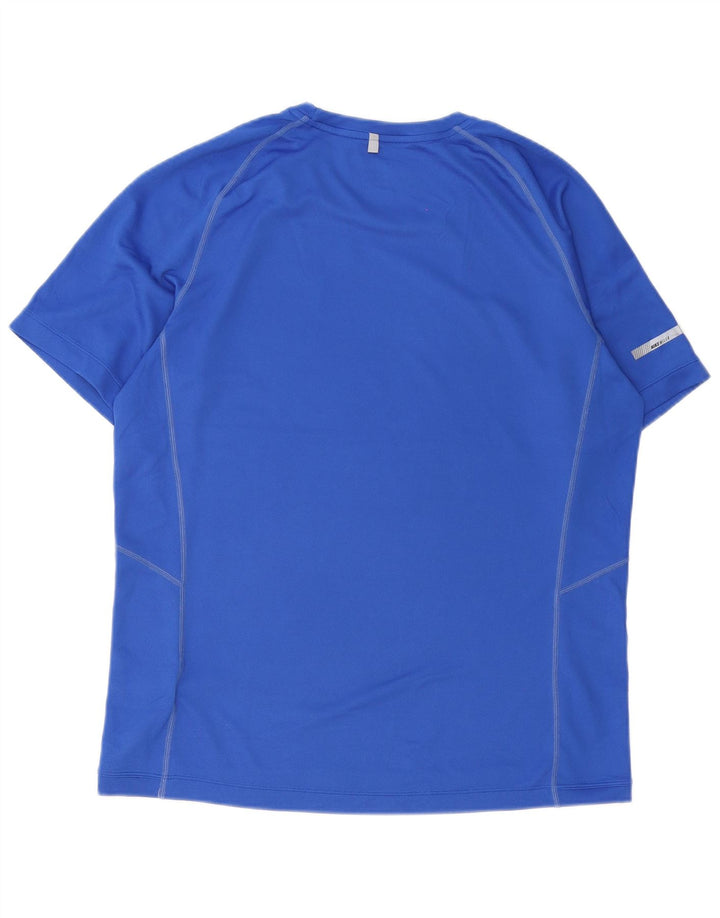 T-shirt Nike Dri Fit da uomo, grande, in poliestere blu
