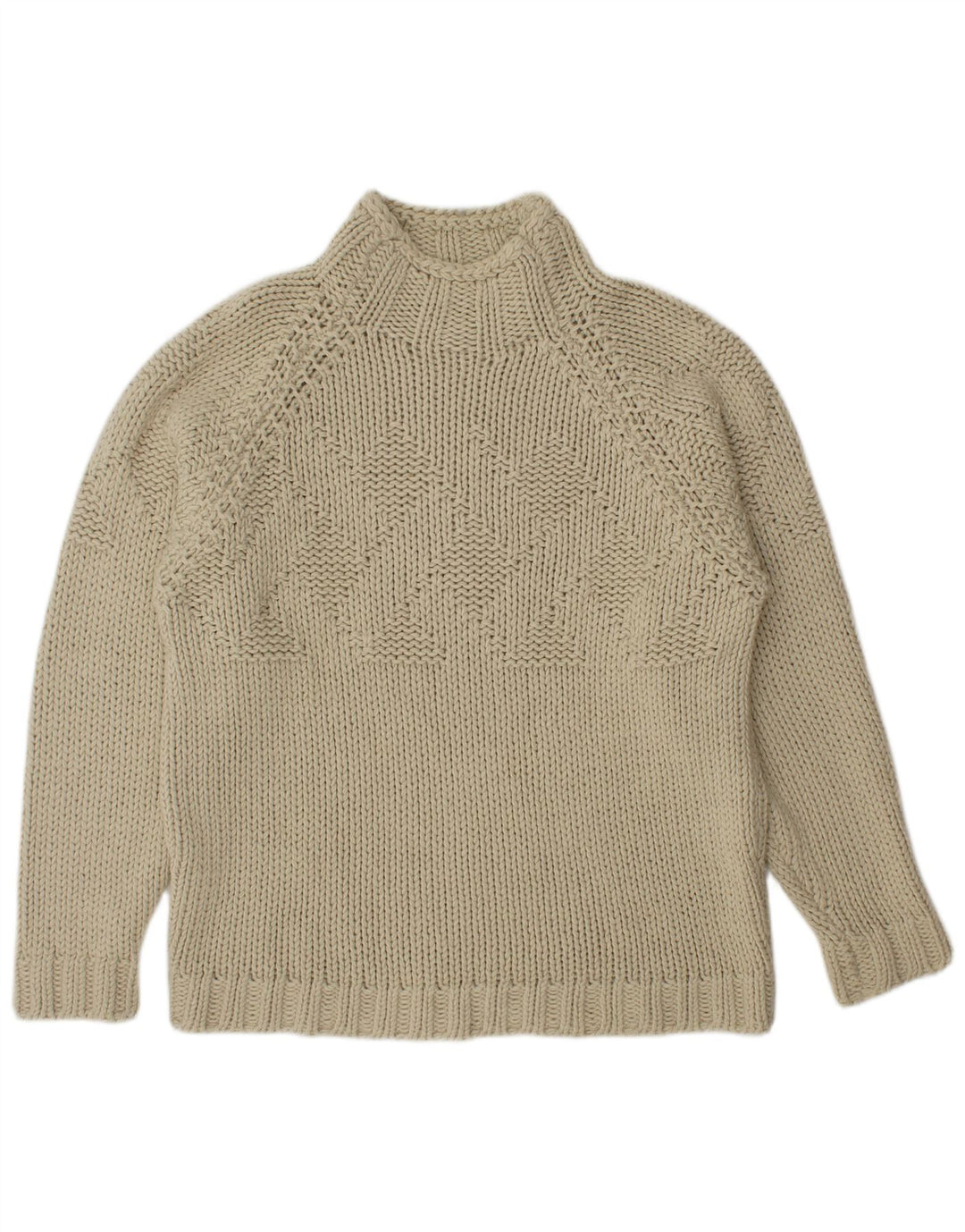 Marlboro Classics Maglione da donna con collo dolcevita UK 14 Large Bianco sporco