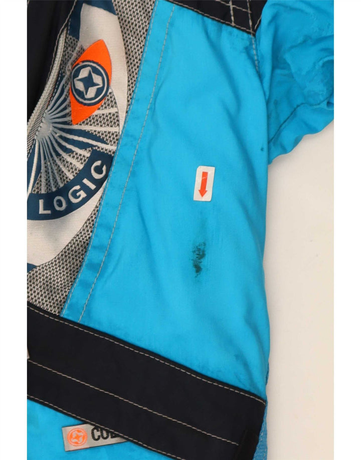 Giacca da sci da uomo Colmar con vestibilità ampia con cappuccio IT 50 Blu medio Colourblock