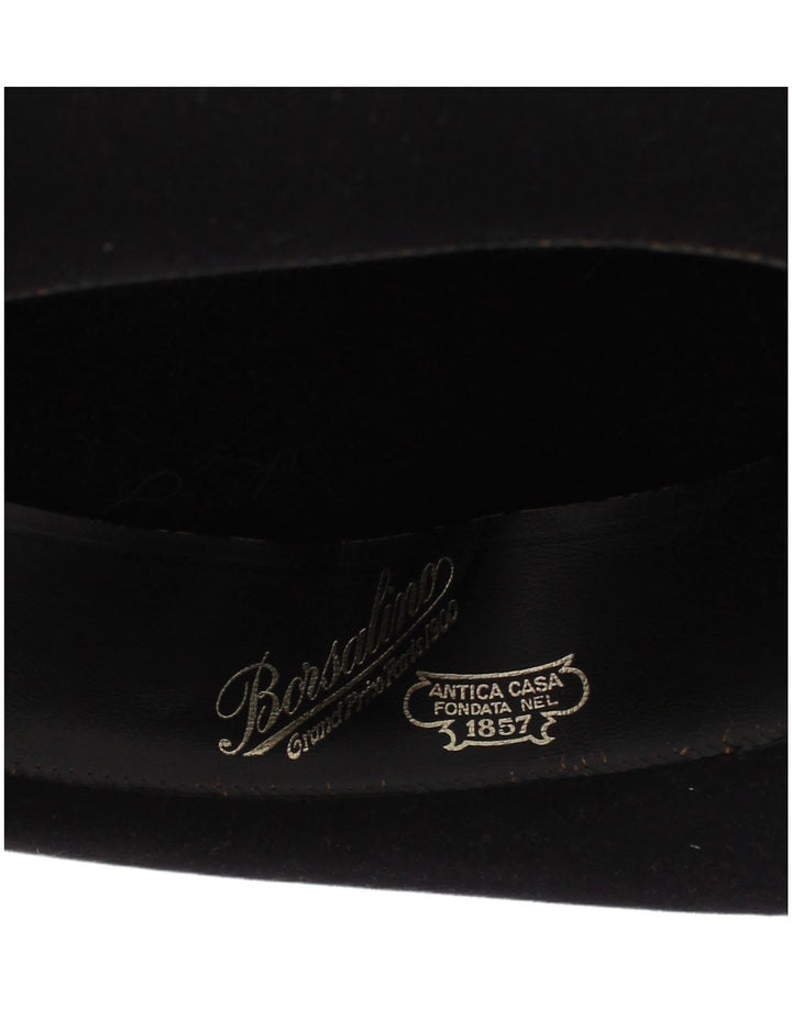 Cappello Fedora da uomo Borsalino piccolo nero classico