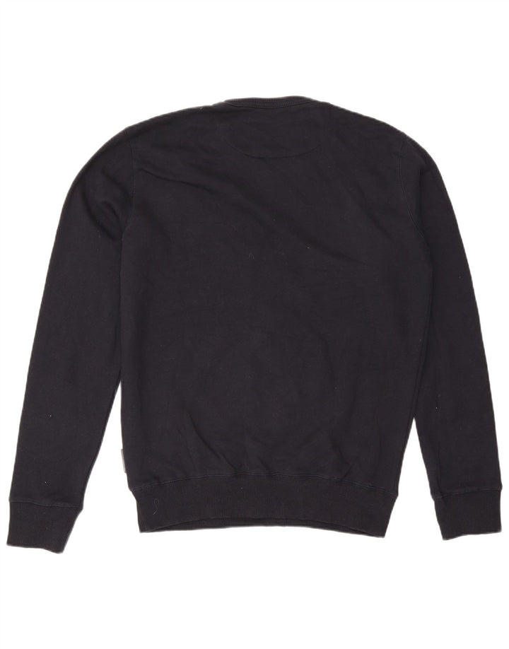 Maglione da uomo girocollo French Connection in cotone medio blu navy