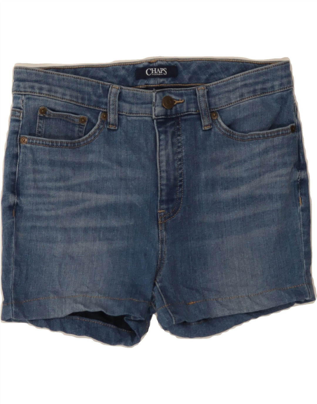 CHAPS Womens Denim Shorts US 6 Medium W30  Blue Cotton Vintage Chaps and Second-Hand Chaps from Messina Hembry 