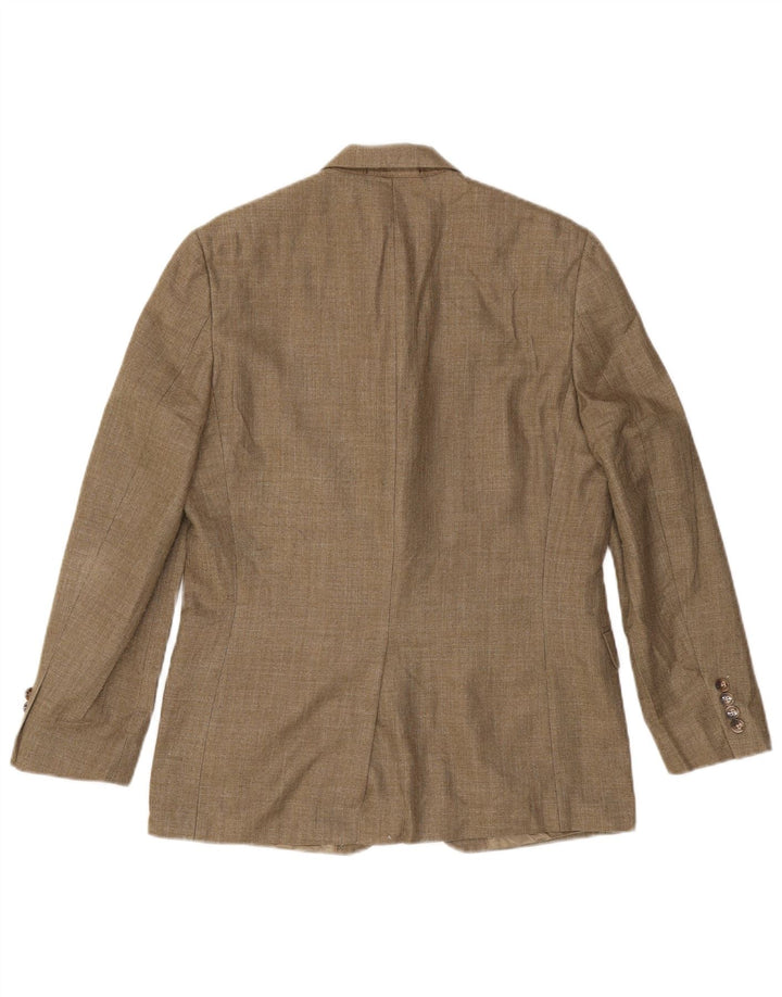 Giacca blazer da uomo a 2 bottoni Chaps UK 38 Poliestere beige medio