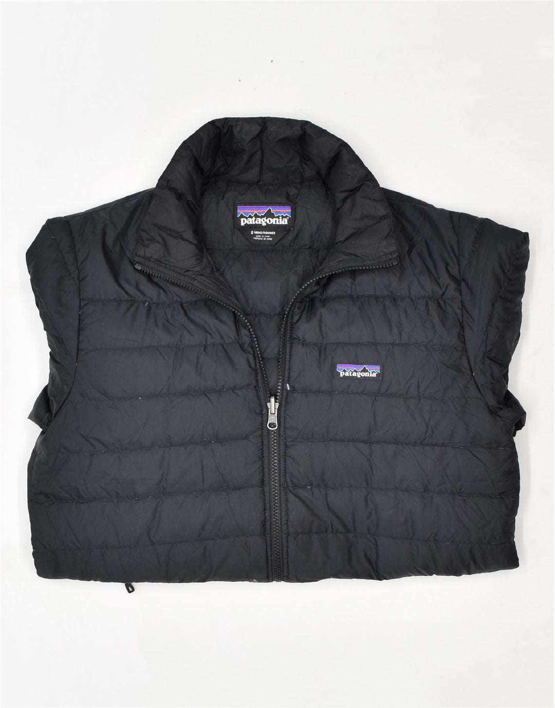 PATAGONIA Giacca imbottita da uomo UK 36 Small Poliestere nero