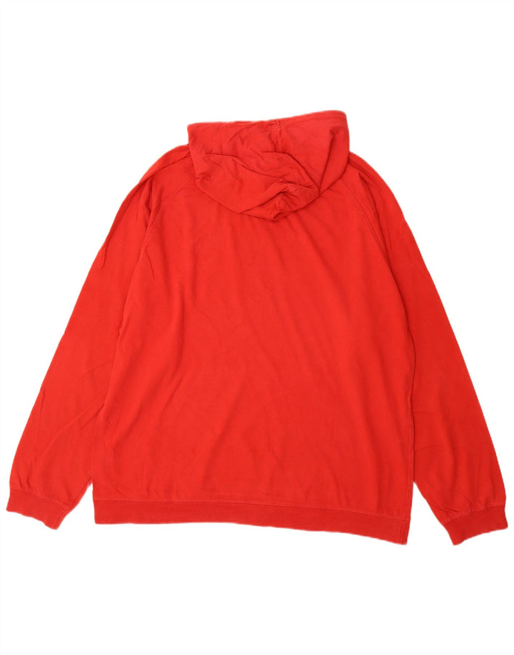 Felpa con cappuccio NIKE Air Graphic da uomo UK 45/47 XL Cotone rosso