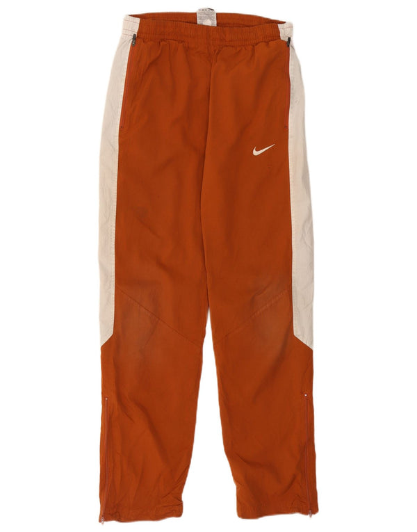 Pantaloni da tuta Nike da uomo Small in poliestere color block marrone