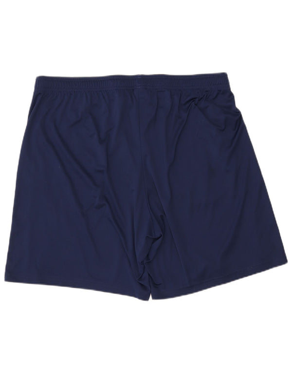Pantaloncini sportivi ADIDAS Climalite da uomo 2XL poliestere blu navy