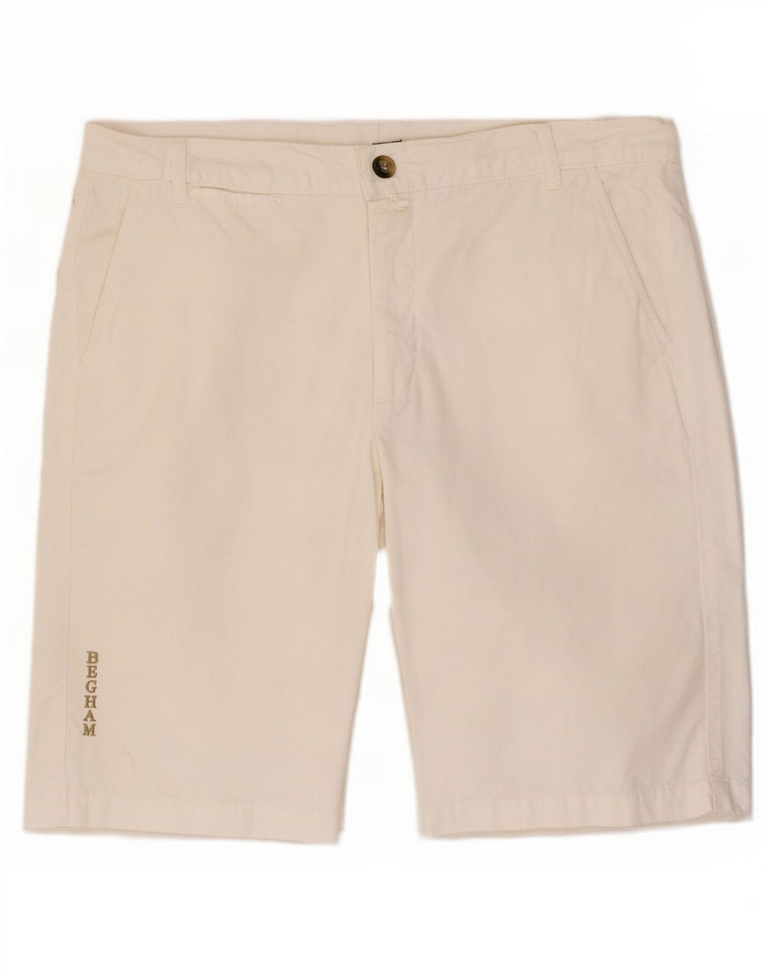 Pantaloncini chino da uomo Slam IT 48 medio W32 cotone bianco