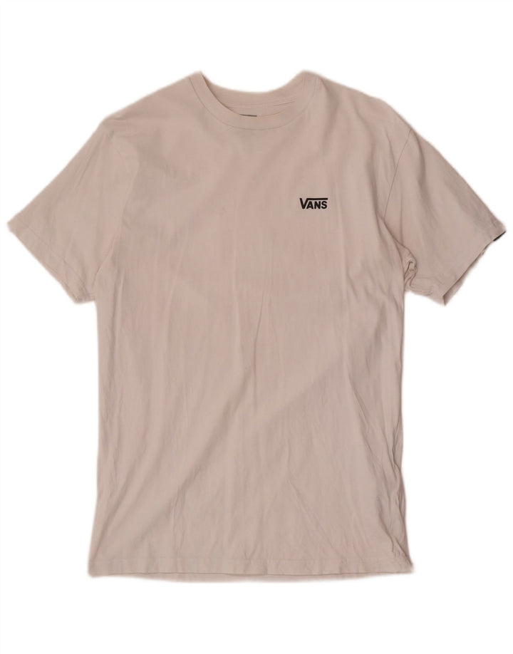 Maglietta da uomo Vans Classic Fit in cotone bianco medio