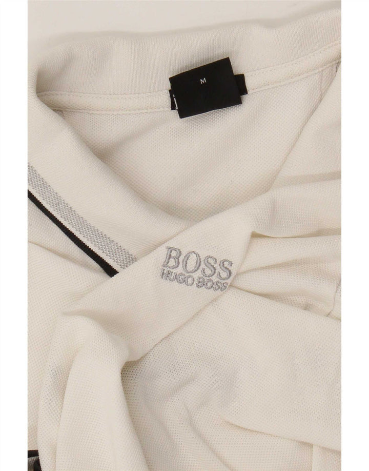 Polo da uomo Hugo Boss bianca media