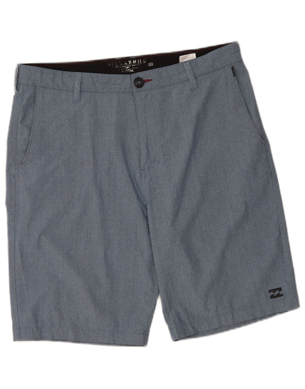 Pantaloncini chino da uomo Billabong W32 poliestere blu medio