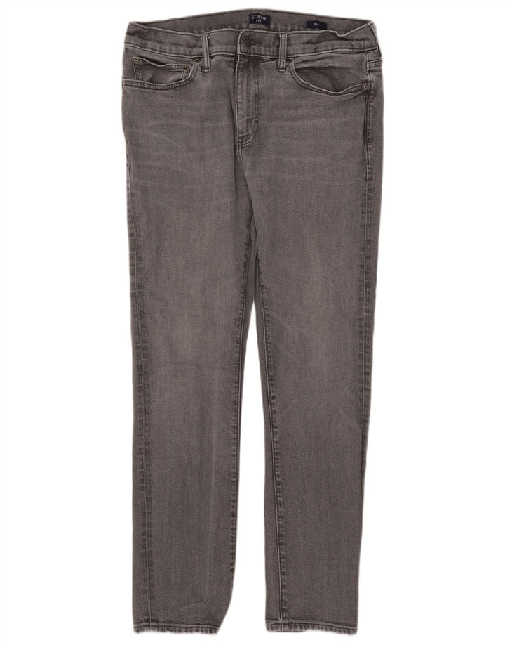 Jeans Flex Slim da donna J. Crew W34 L30 cotone grigio