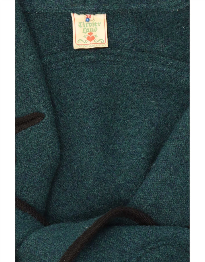 Giacca blazer doppiopetto oversize da donna vintage EU 38 verde medio