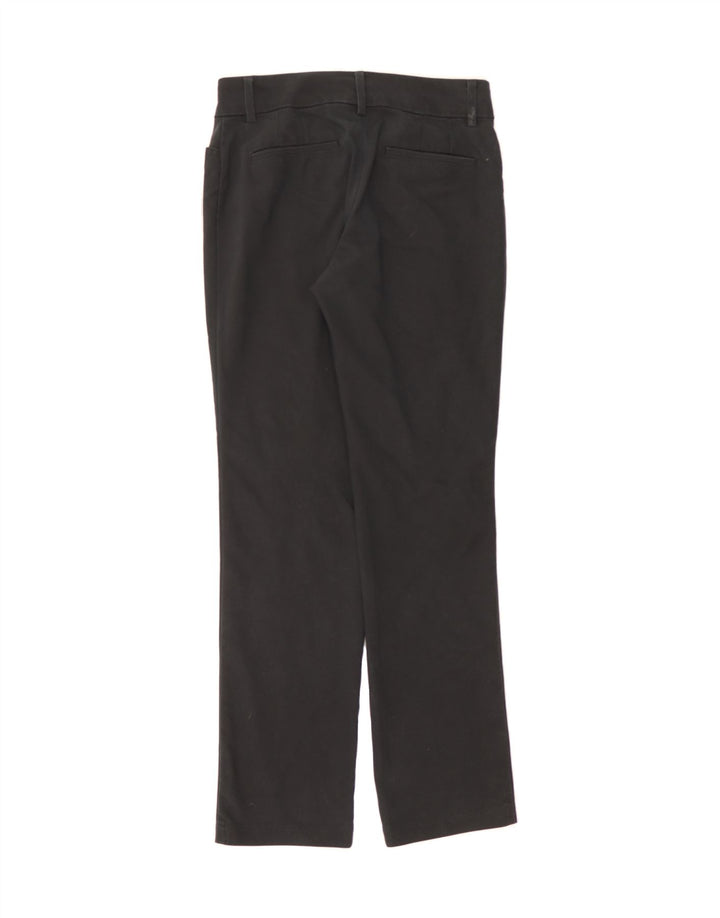LEE Womens Mid Rise Regular Fit Casual Trousers US 6 Medium W28 L31 Black Vintage Lee and Second-Hand Lee from Messina Hembry 
