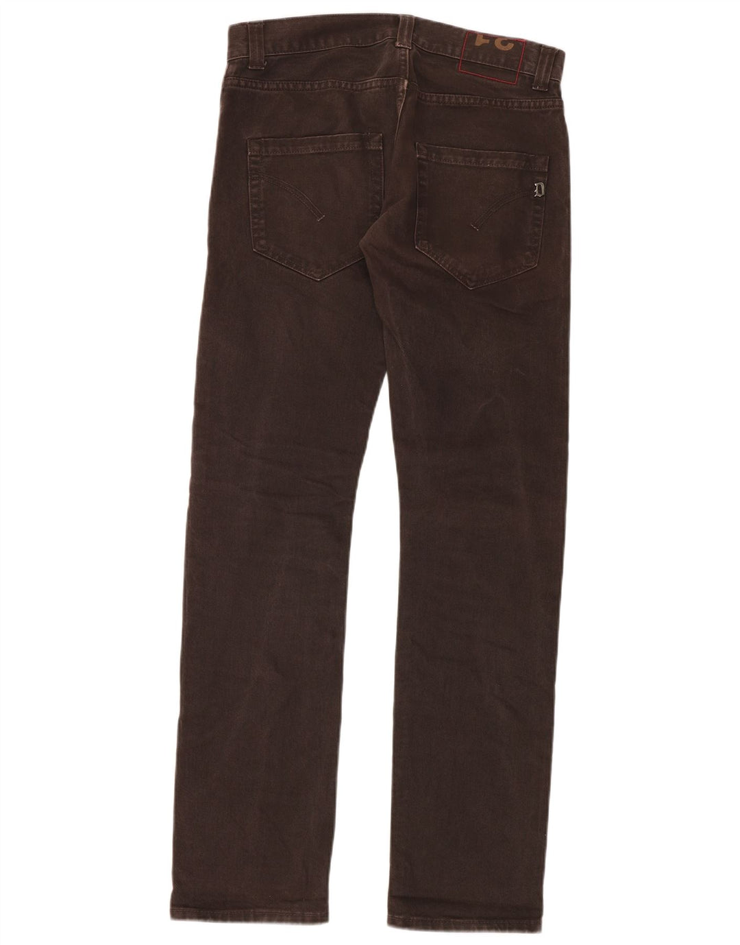 Jeans slim da uomo Dondup W31 L34 cotone marrone