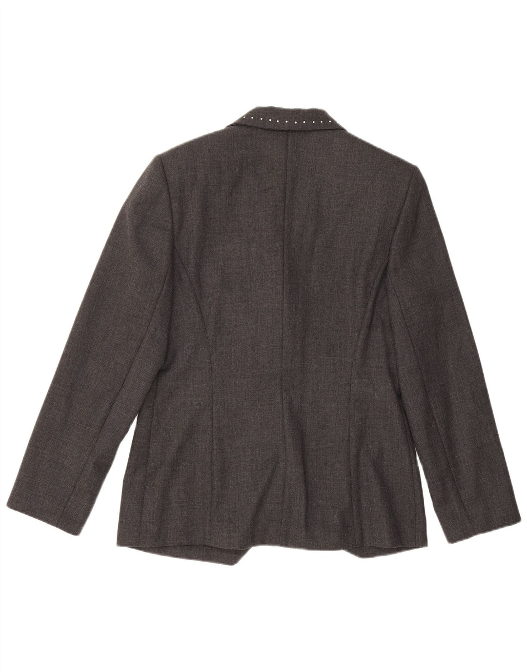 Giacca Blazer Aperta Donna Pancaldi&B IT 46 Large Grigio Lana Vergine