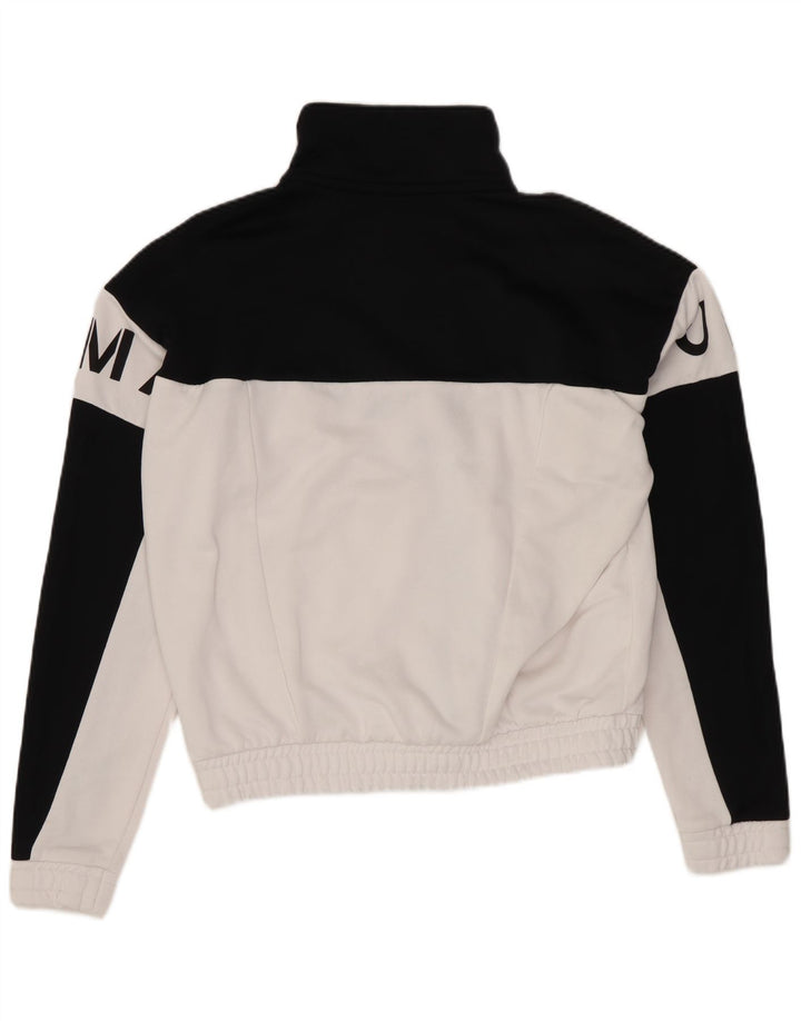 Giacca da ginnastica corta oversize da donna Puma UK 6 XS Black Colourblock