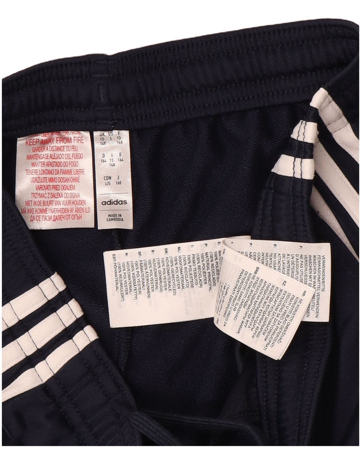 Pantaloni della tuta da ragazzo Adidas 13-14 anni Blu Navy
