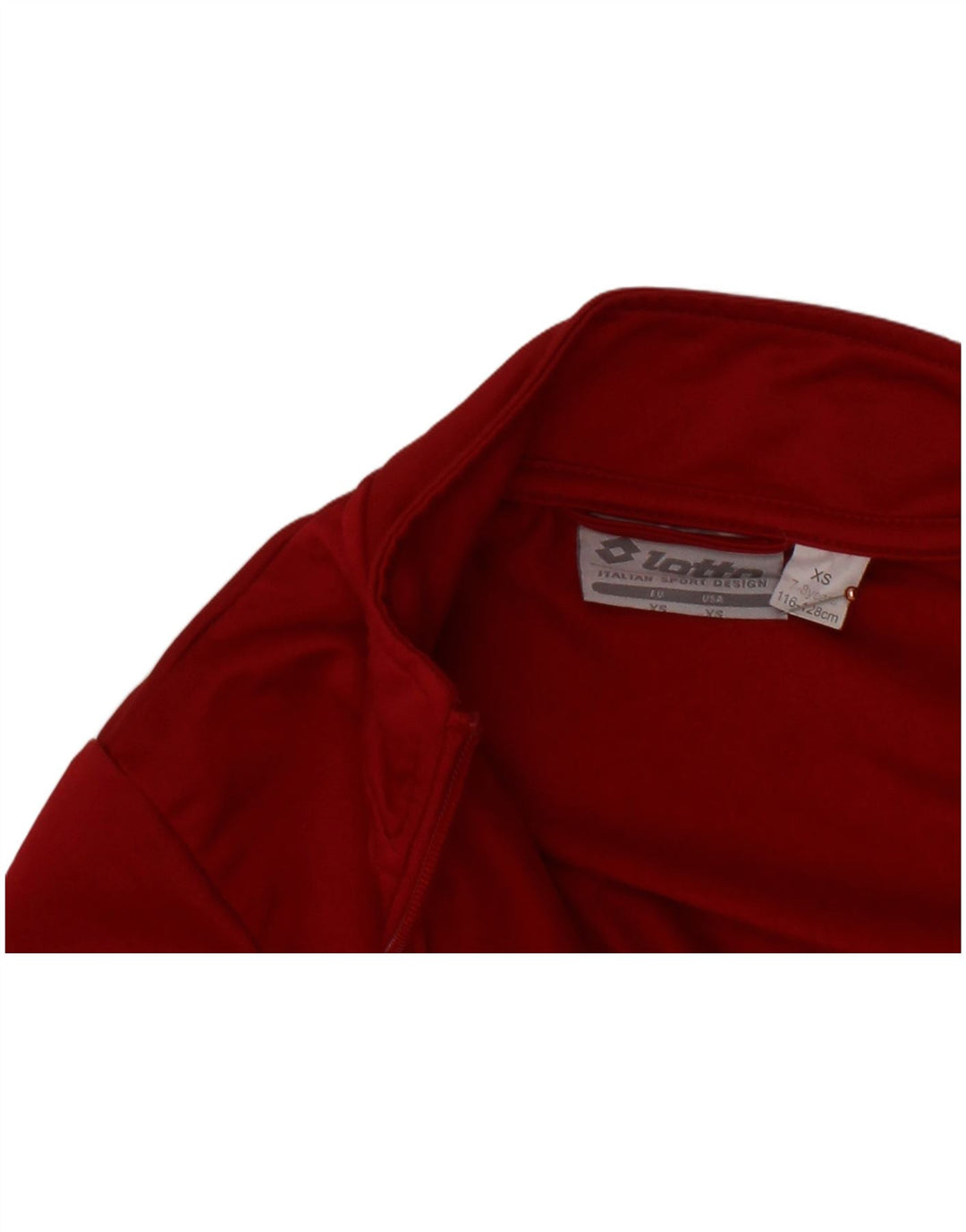Giacca da tuta da ragazzo LOTTO 7-8 anni XS Colorblock rosso
