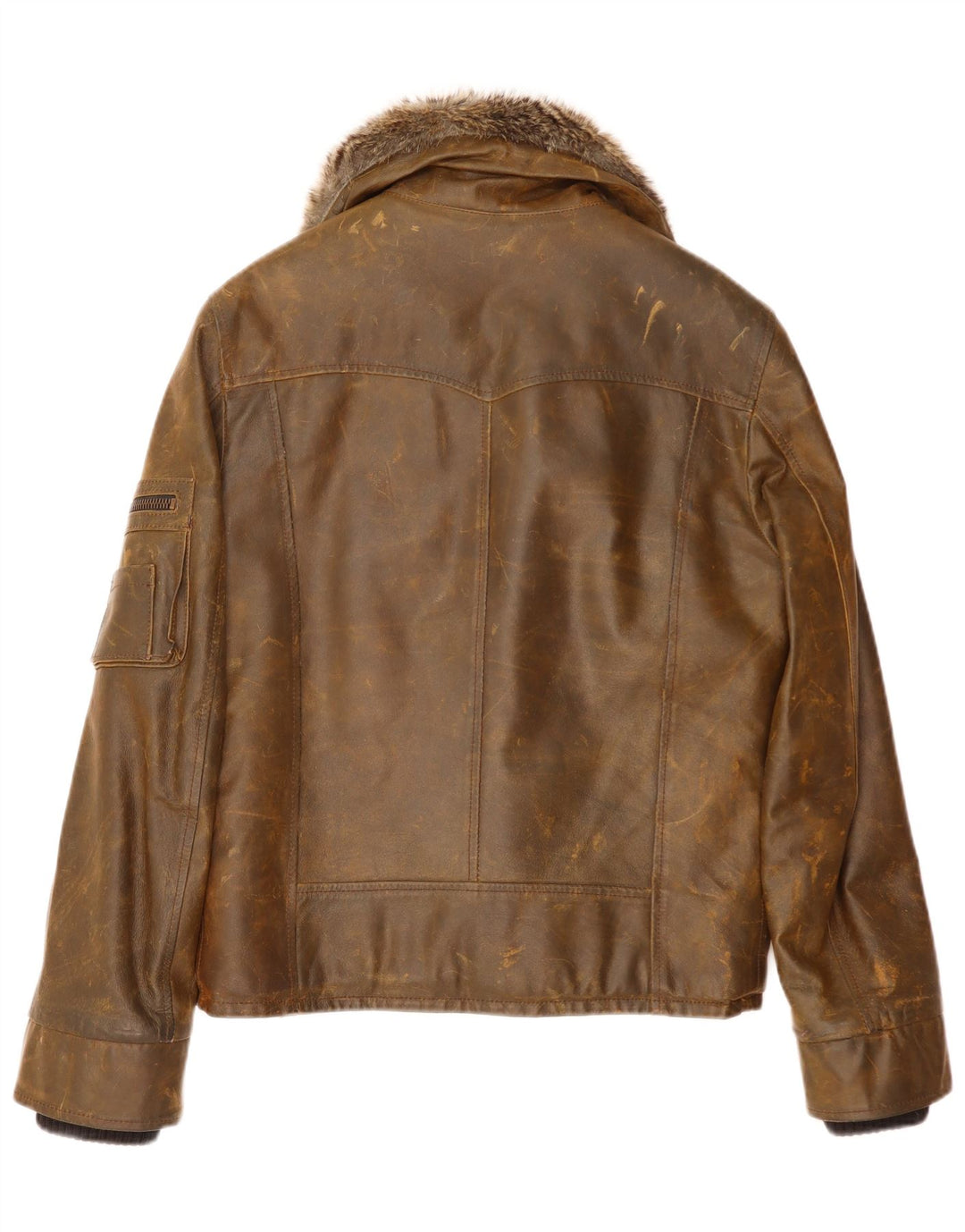 Giacca in pelle da uomo Imperial UK 42 XL in pelle marrone