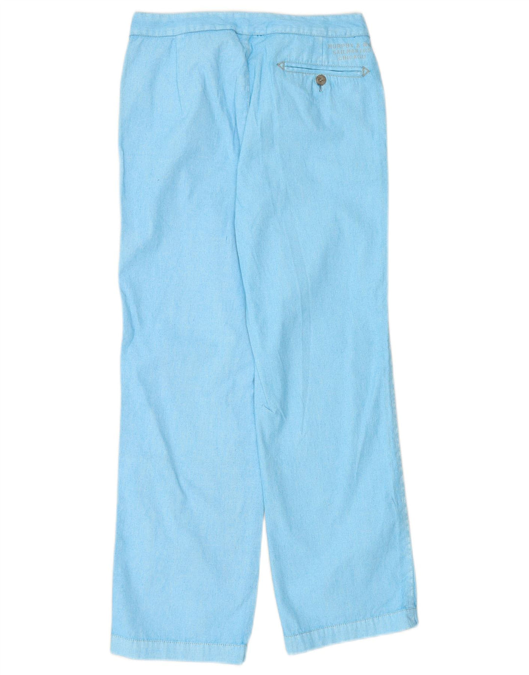 Pantaloni chino dritti da donna MURPHY & NYE W27 L27 cotone blu