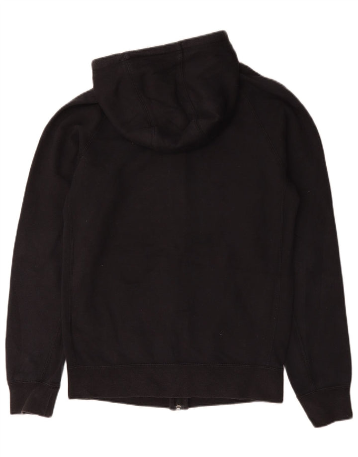 Felpa con cappuccio e zip Jordan da uomo piccola in cotone nero