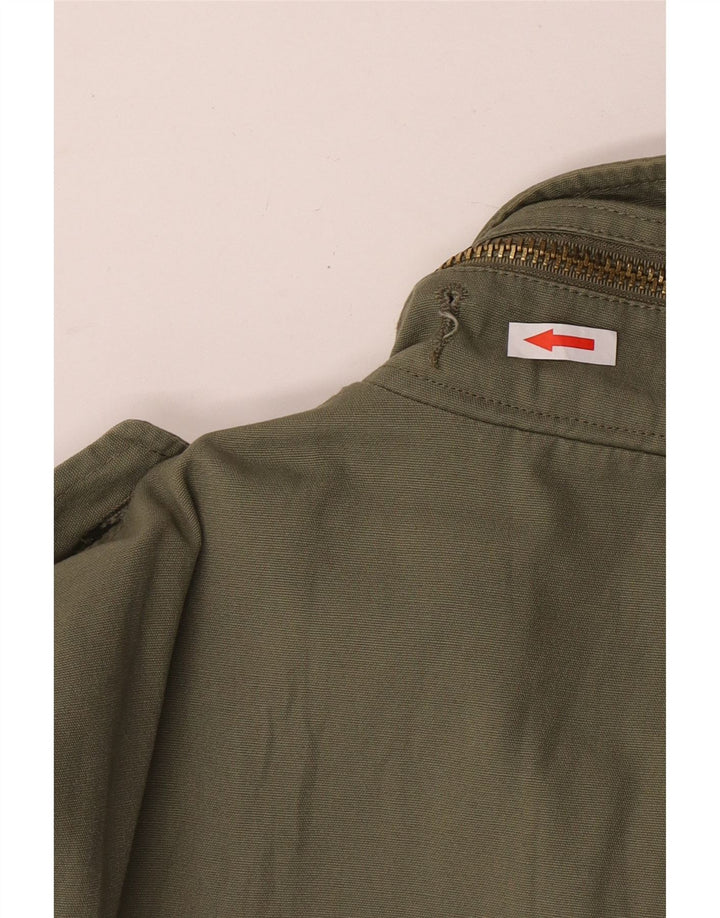 Giacca militare da uomo VINTAGE UK 38 cotone kaki medio