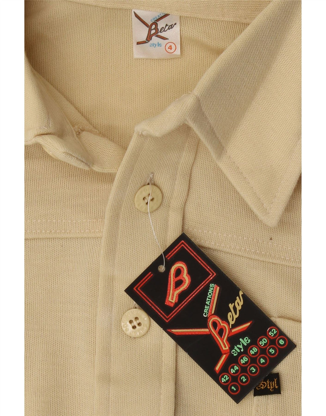 Polo a maniche lunghe da uomo BETA IT 48 Beige medio