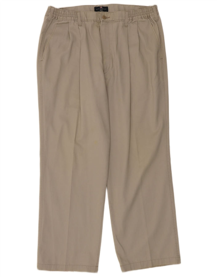 Pantaloni chino con pegged Marks & Spencer da uomo blu W38 L29 Beige