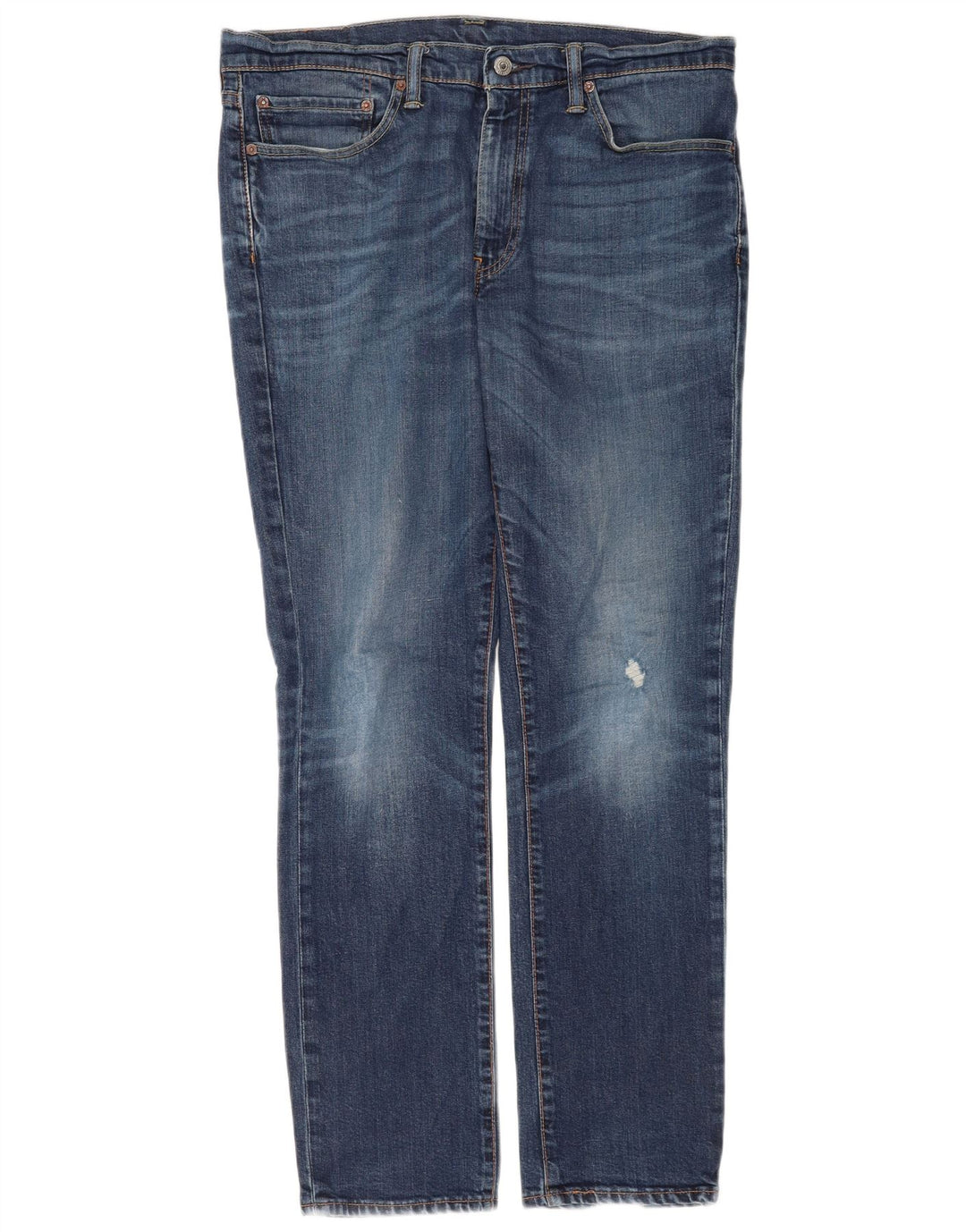 Jeans Levi's Uomo 511 Slim Distressed W36 L32 Cotone Blu