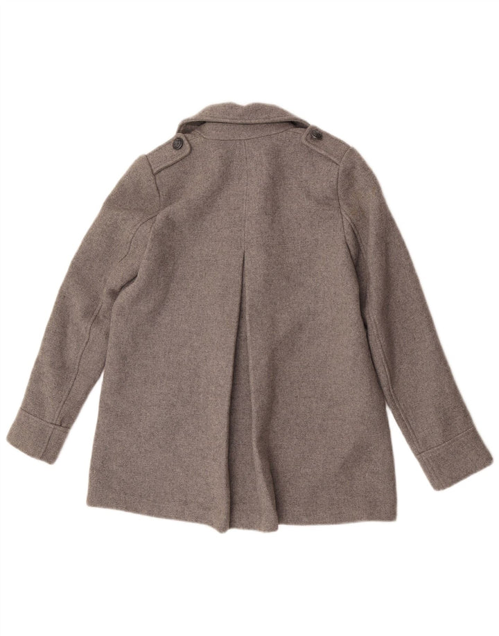 Cappotto da marinaio Zara Trafaluc da donna UK 6 XS poliestere grigio