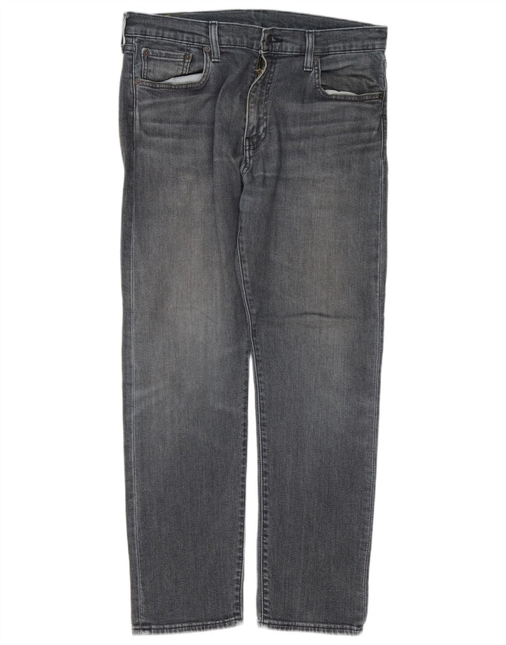 Levi's Uomo 502 Jeans affusolati W33 L30 Cotone grigio