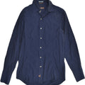 GUESS BY MARCIANO Mens Shirt Medium Navy Blue Cotton Vintage Guess By Marciano and Second-Hand Guess By Marciano from Messina Hembry 