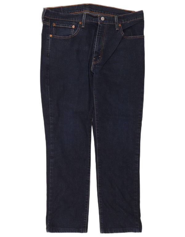 Levi's Uomo 511 Slim Jeans W36 L32 Blu Navy Cotone